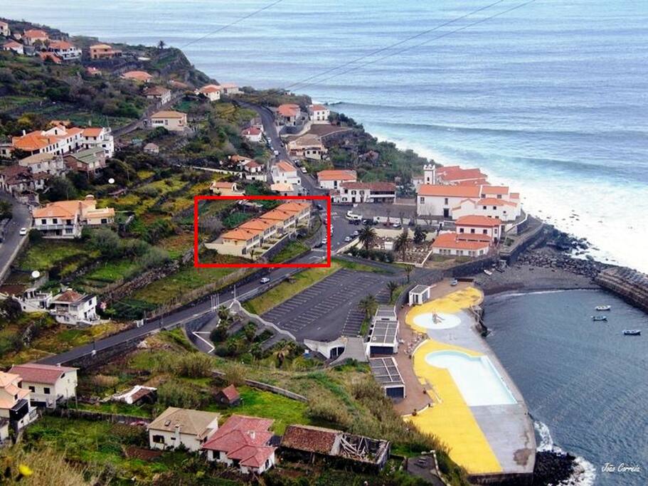 CASAS MARE, die Lage des Hauses