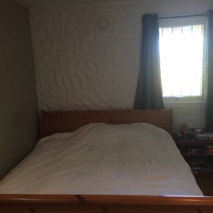 Large King size bed.