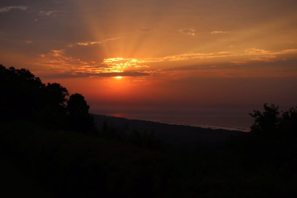 Sunrise over the Indian ocean
