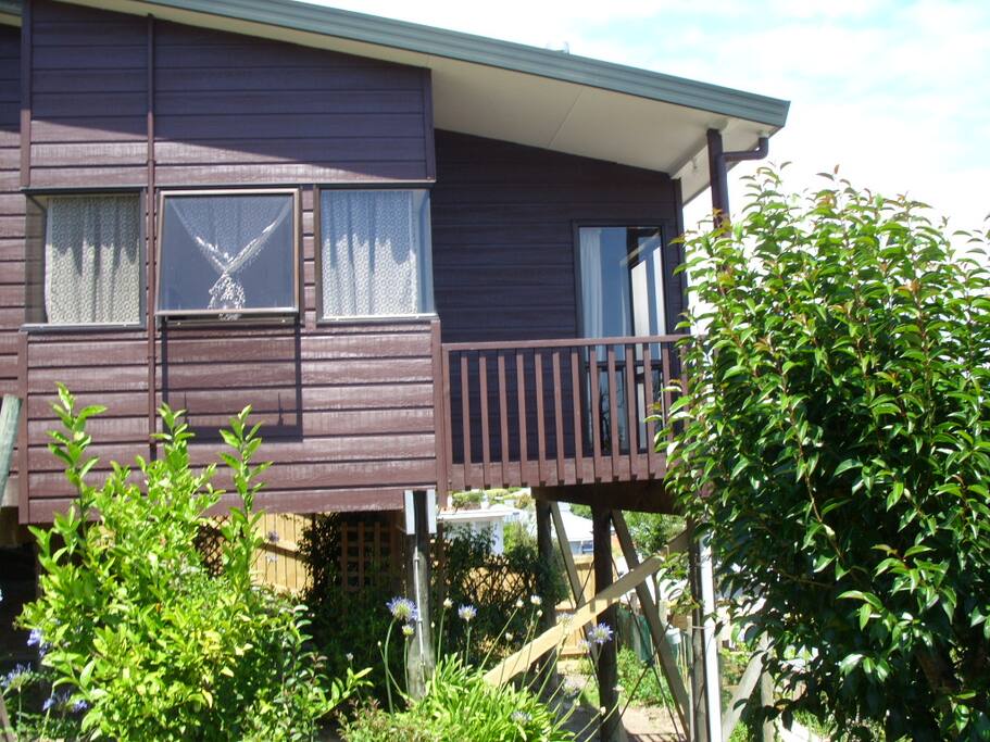 Enjoy the unique design of a designer pole house.