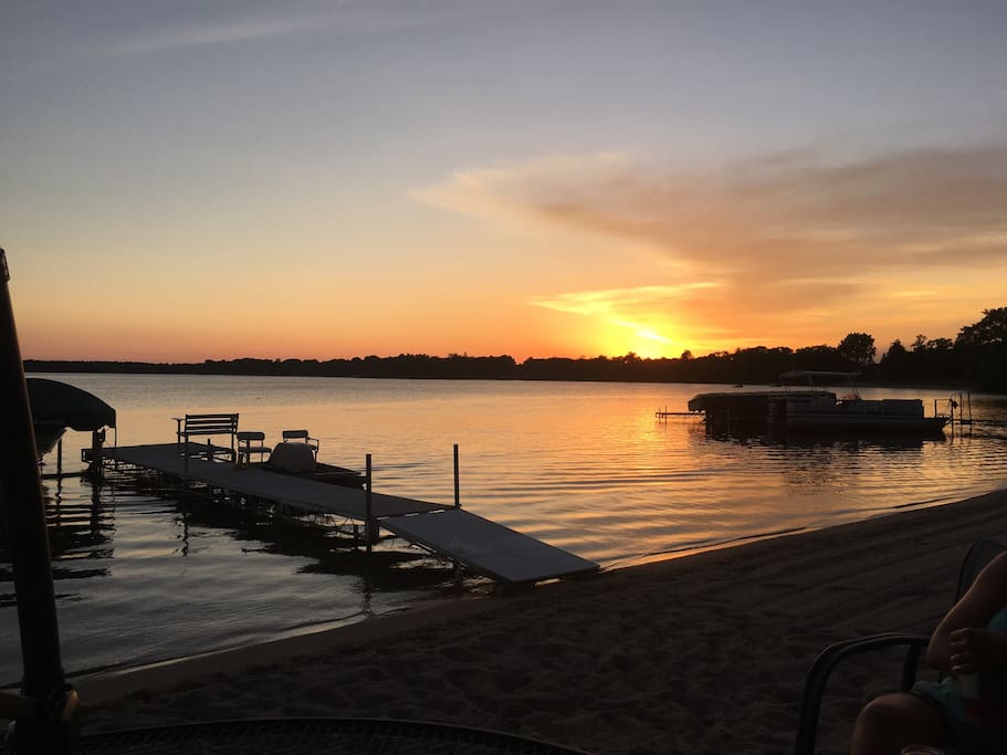 Sunsets like this are very common.