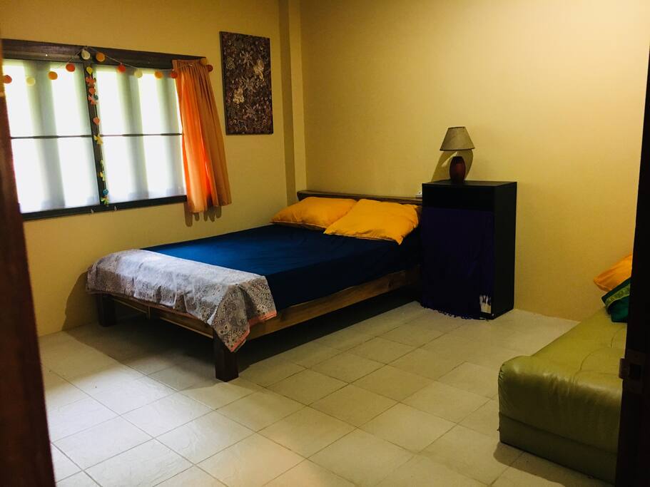 Private room with Double bed .