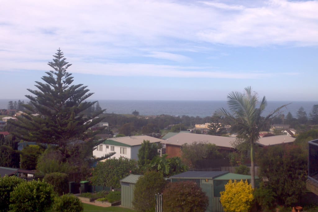 The view from the balcony