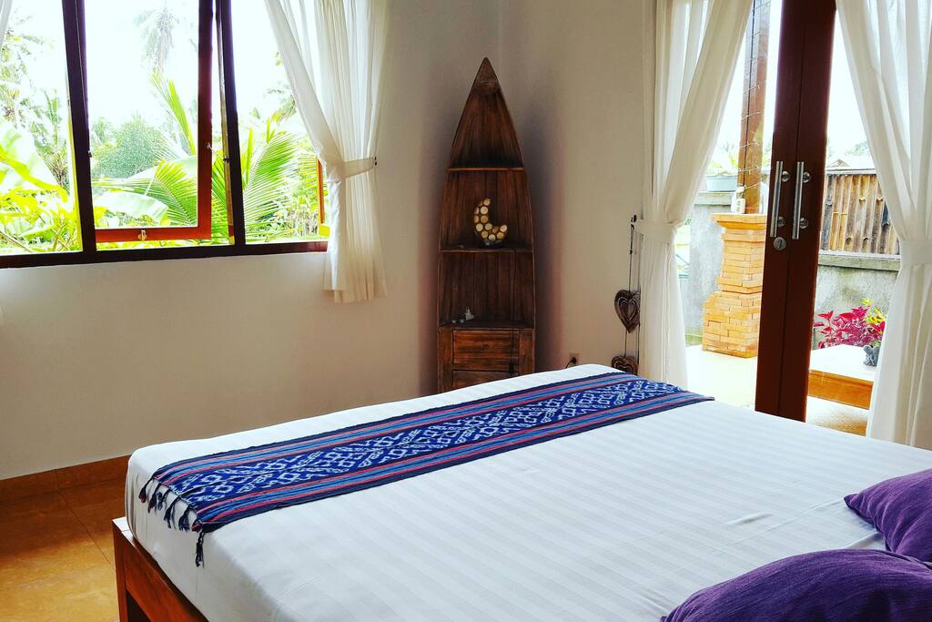 Wonderful view from your room... enjoy the sunrise! You are in Bali!