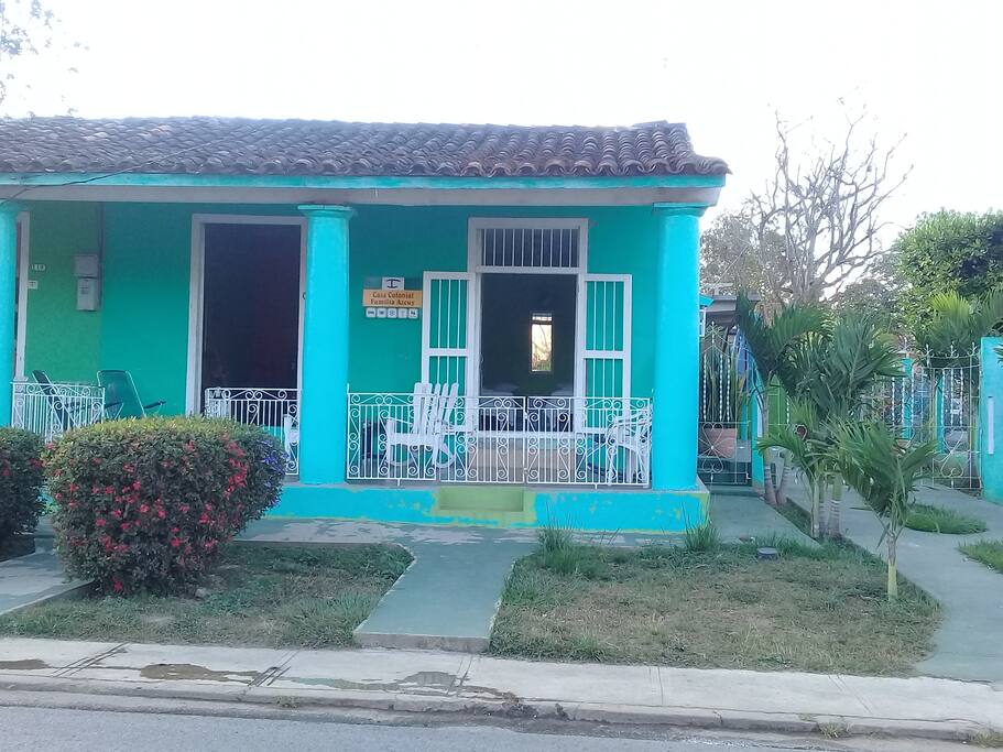 Frente de la casa