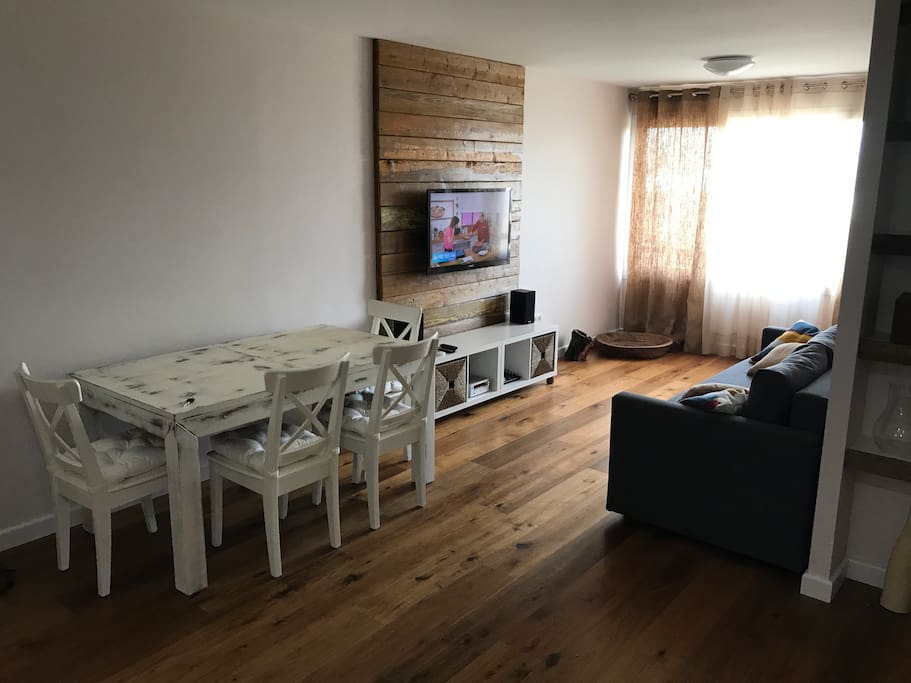 Salon con sofa-cama