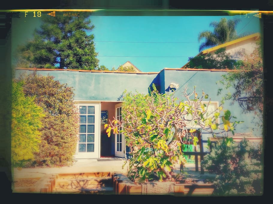 Here's the studio! Google Photo did an after effect filter for our enjoyment.