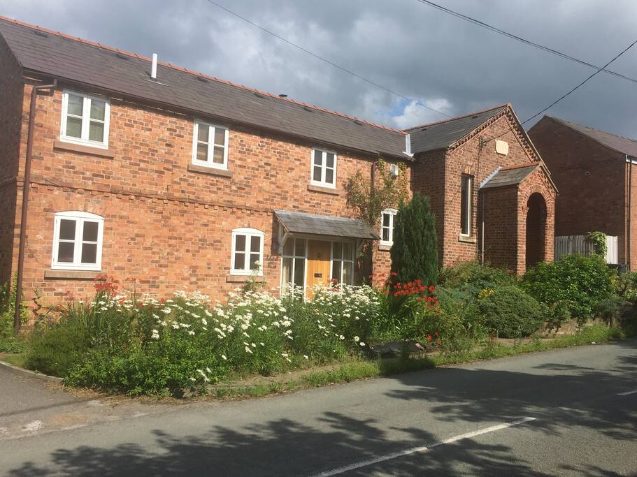 Entrance to chapel to right hand side of photo