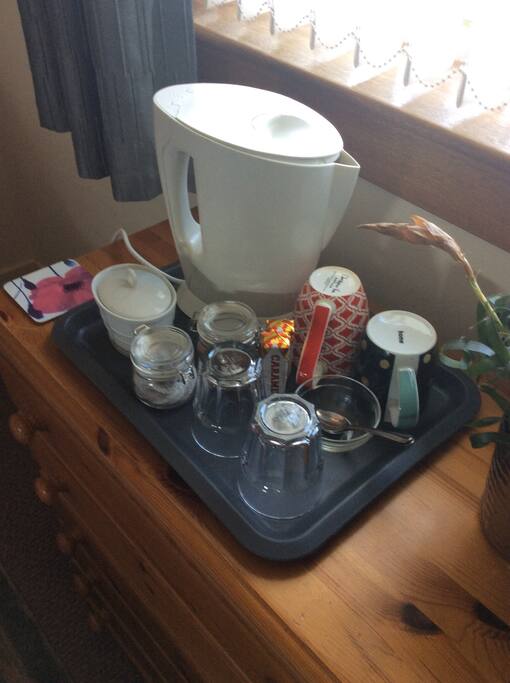 Tea, coffee and biscuits