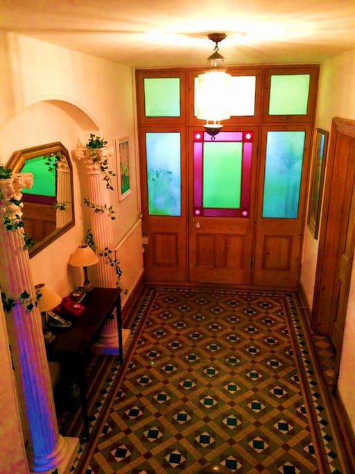 Elegant entry hall.
