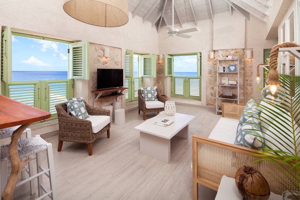 Living Room with Ocean Views