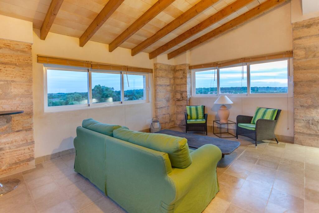 Vistas desde la sala de la habitación