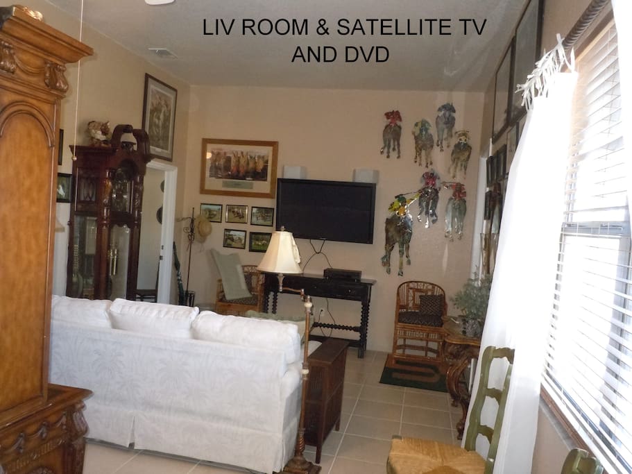 SATELLITE TV (DIRECTV) WITH NFL TICKET IN HAPPY TRAILS