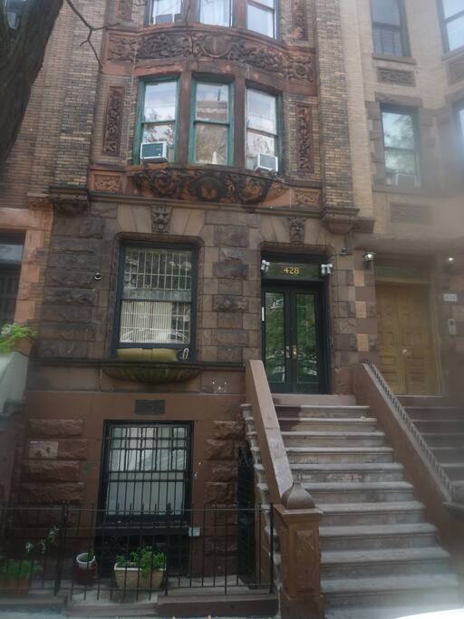 This 1870's Landmark brownstone is across street from Morris Jumel Museum and Park, 2 minute walk to "C" Subway.