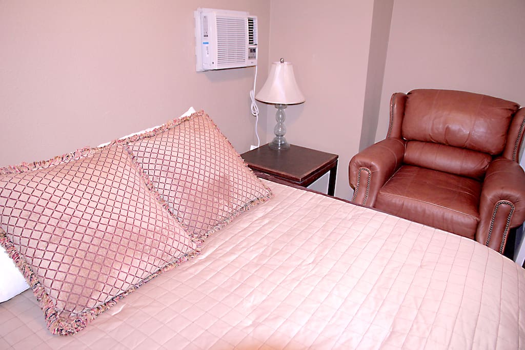 Another view that shows a comfy chair.