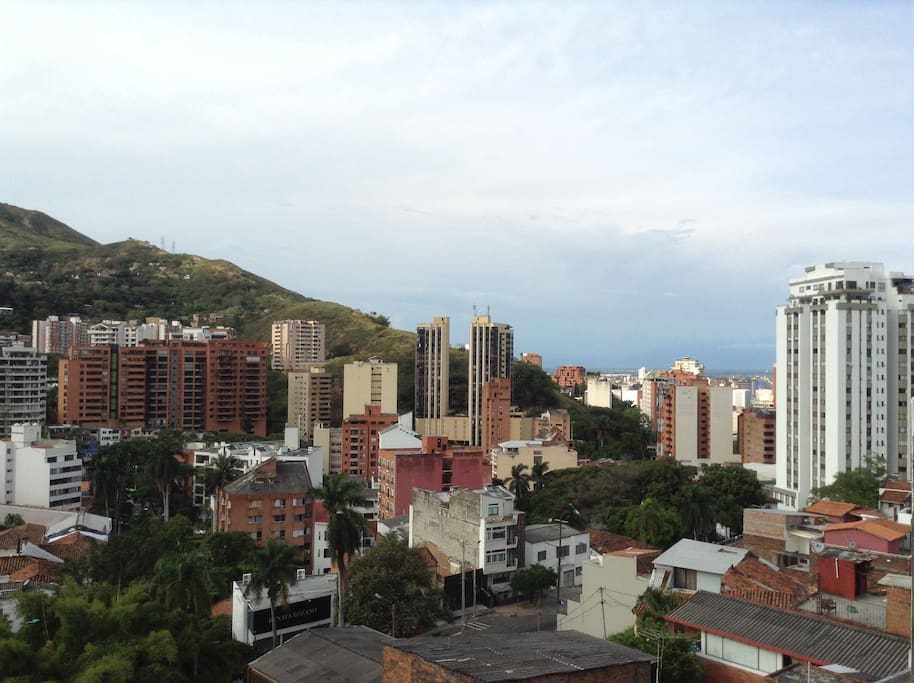 Vista desde la terraza al oeste y norte de cali