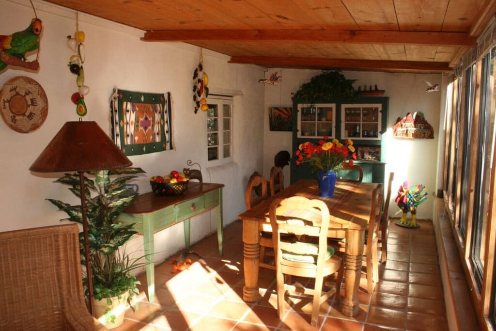 Sunroom makes a great space to entertain!