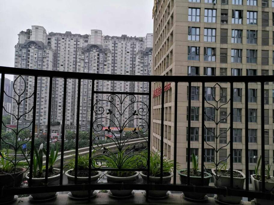 宽敞明亮朝南大阳台