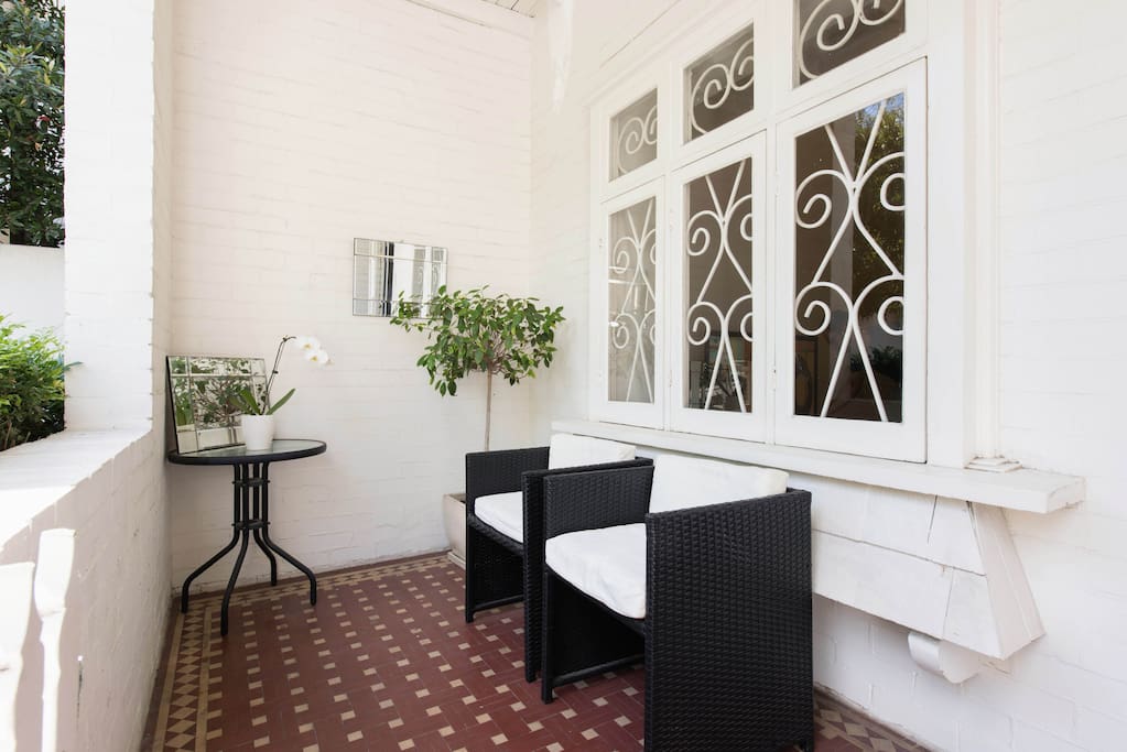 Sit, relax and unwind in the outdoor space