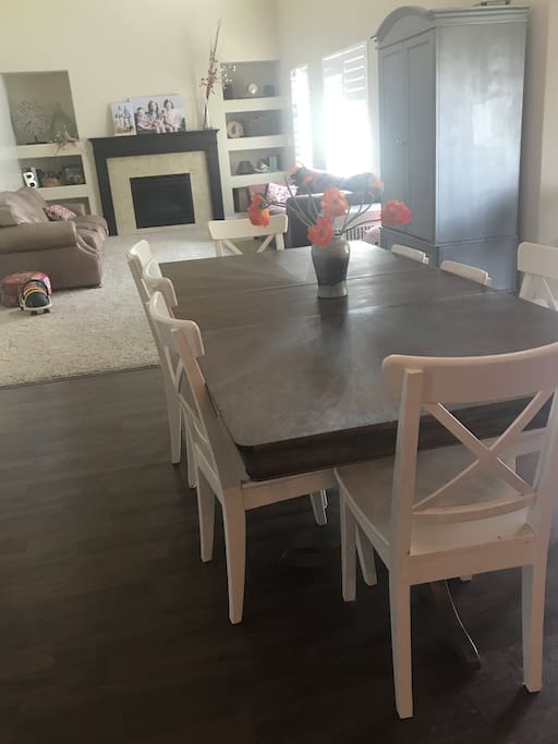 Main dining area and family room