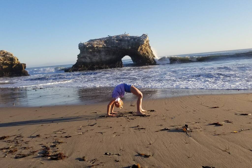 Abby Acrobatics at Natural Bridges