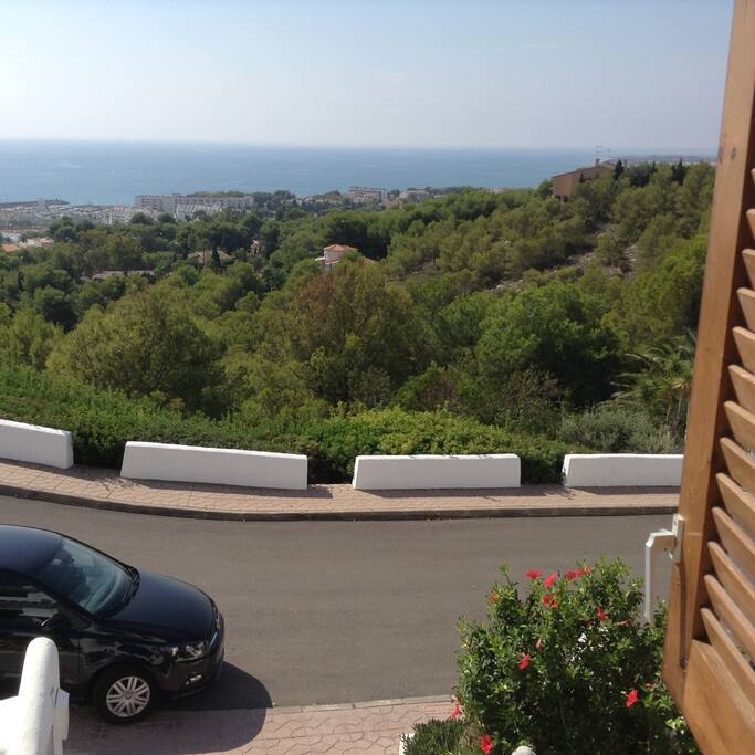 View from the master bedroom to the sea