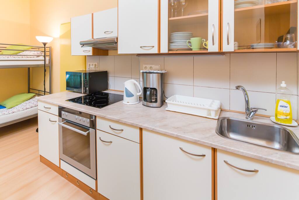 fully equipped kitchen