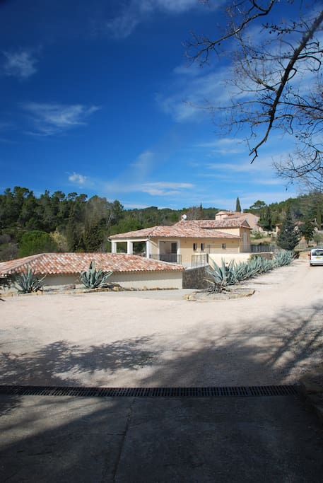 The villa in which the room is situated