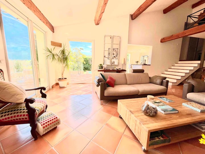 Villa Au Calme Avec Piscine Et Magnifique Vue Mer - Saint Paul de Vence