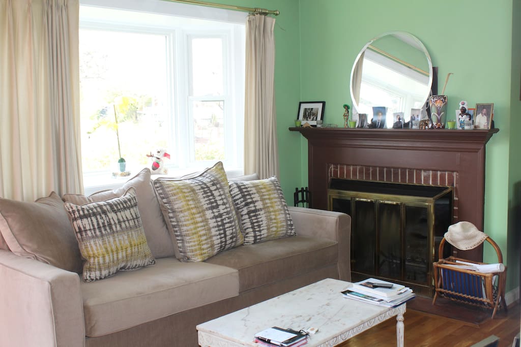 Living Room with Bay Window