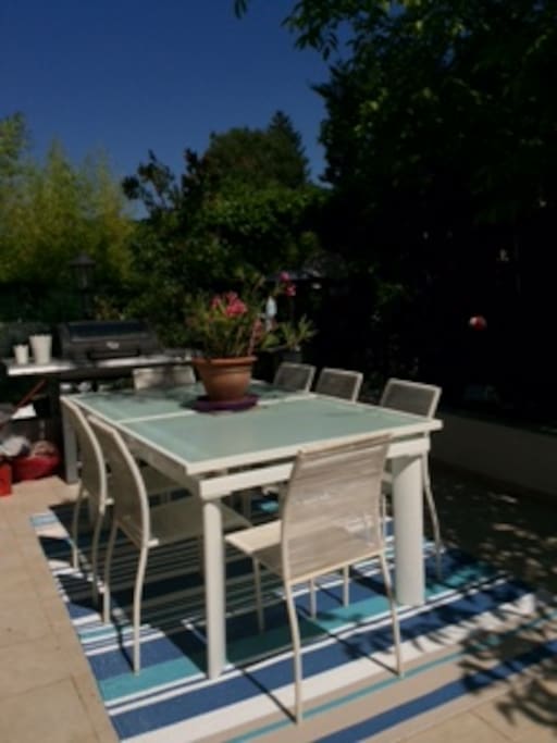 Terrasse with BBQ ( grill & plancha)