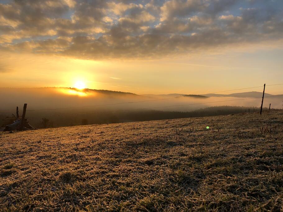Sunrise in October