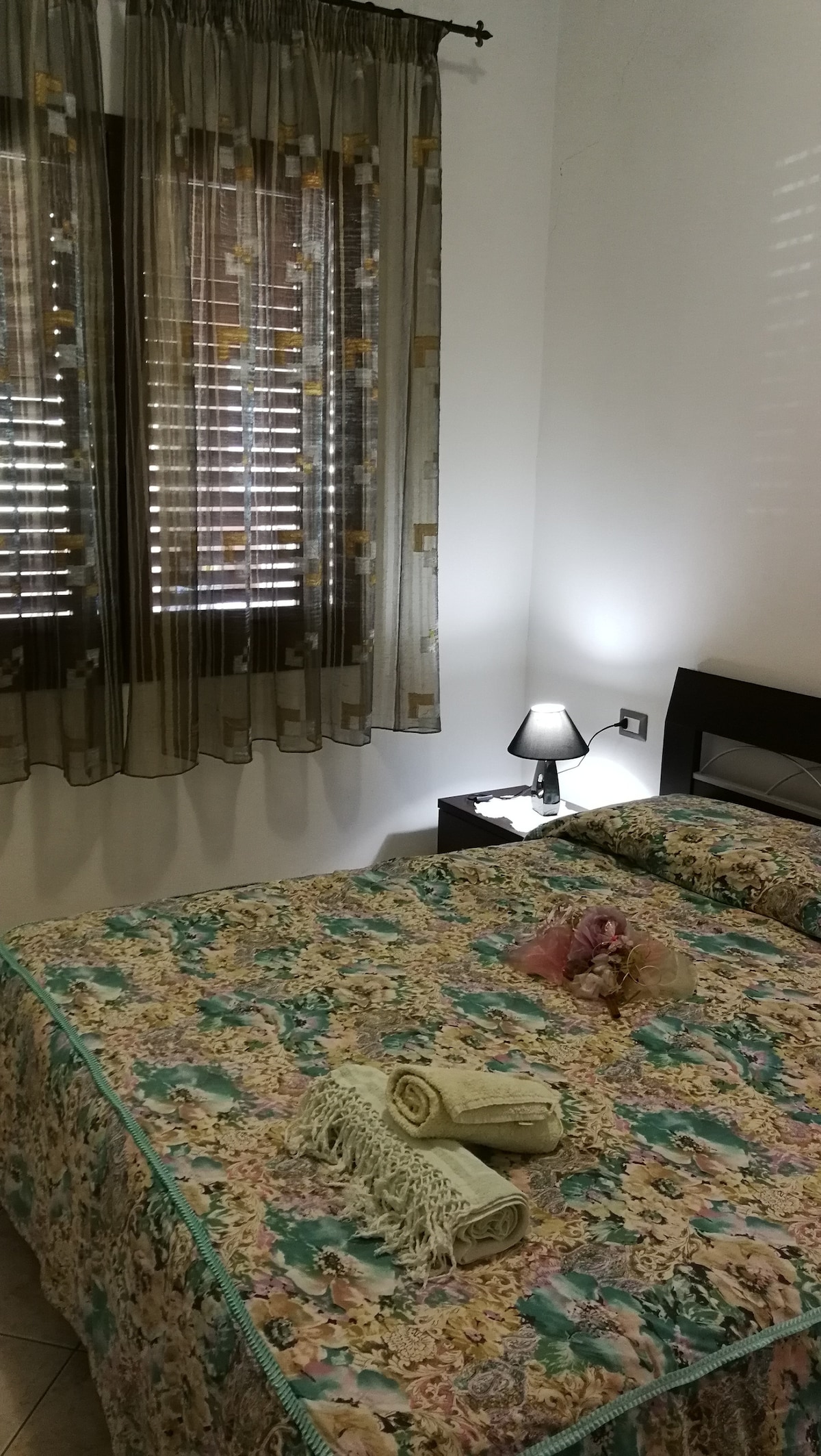 غرفة نوم مزدوجة. 