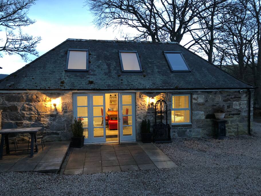 The Stables at night