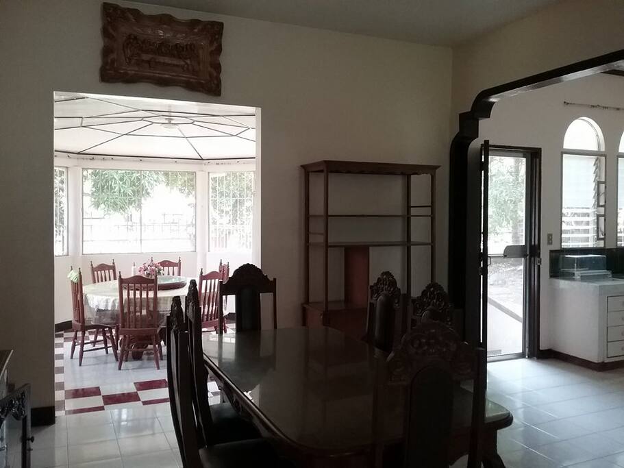 Two dining tables