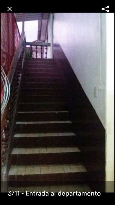Entrada al departamento