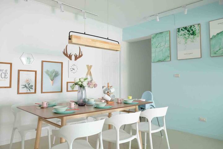 [大安區]超讚房東！北歐清新風~捷運4分鐘、台北101、臨江夜市、電梯、4房2衛浴、嬰兒床、遊戲區。 gallery image 5