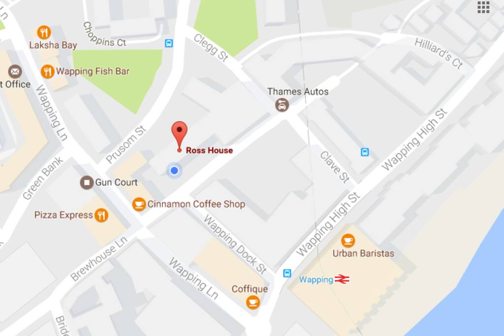 Local map, 2MIN from Wapping station - 10MIN from Shadwell