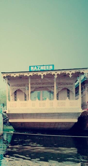 front of Nazneen Houseboat