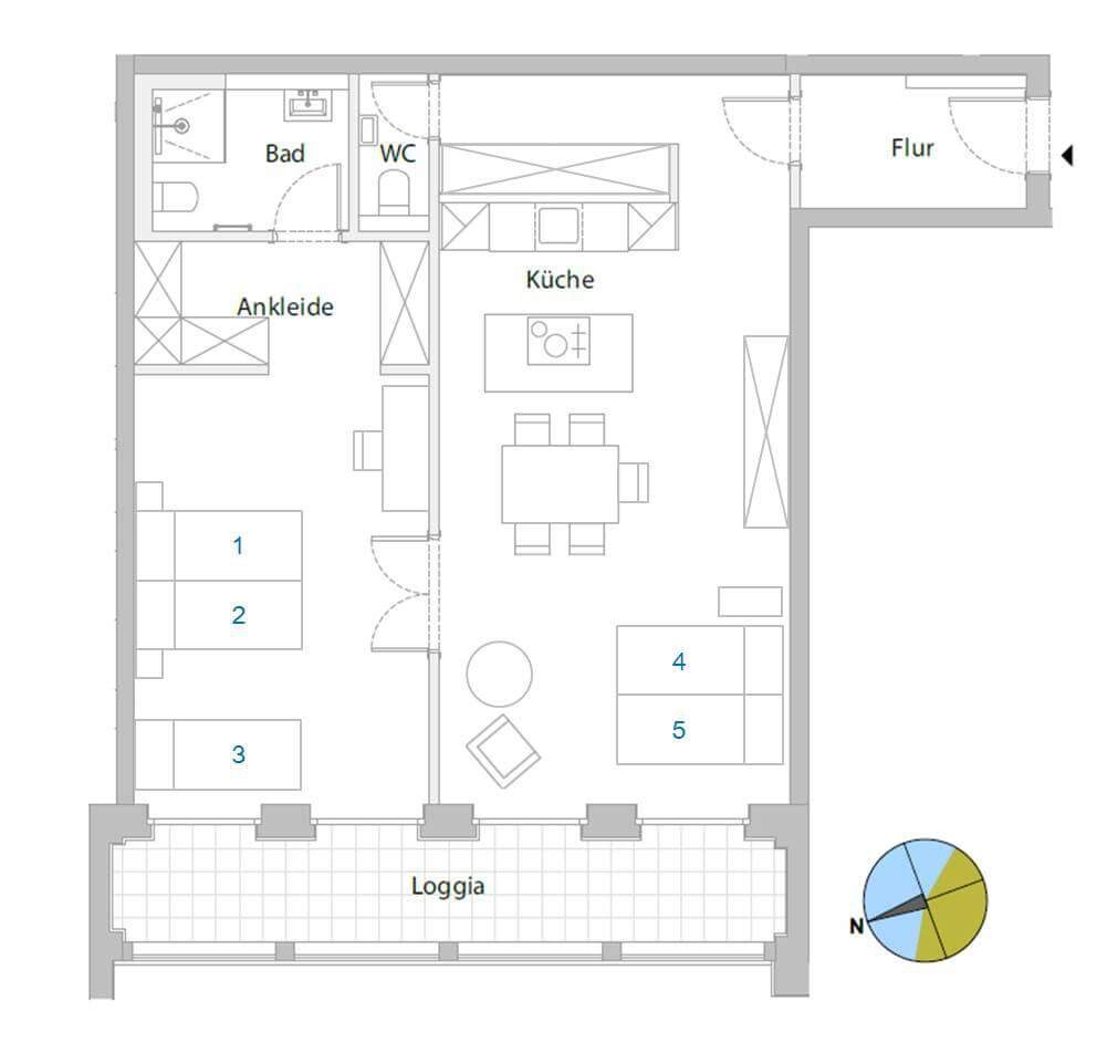 Successful Airbnb property: FIRST Sellin. Apartment YOLO. Sauna, Pool & More in Sellin