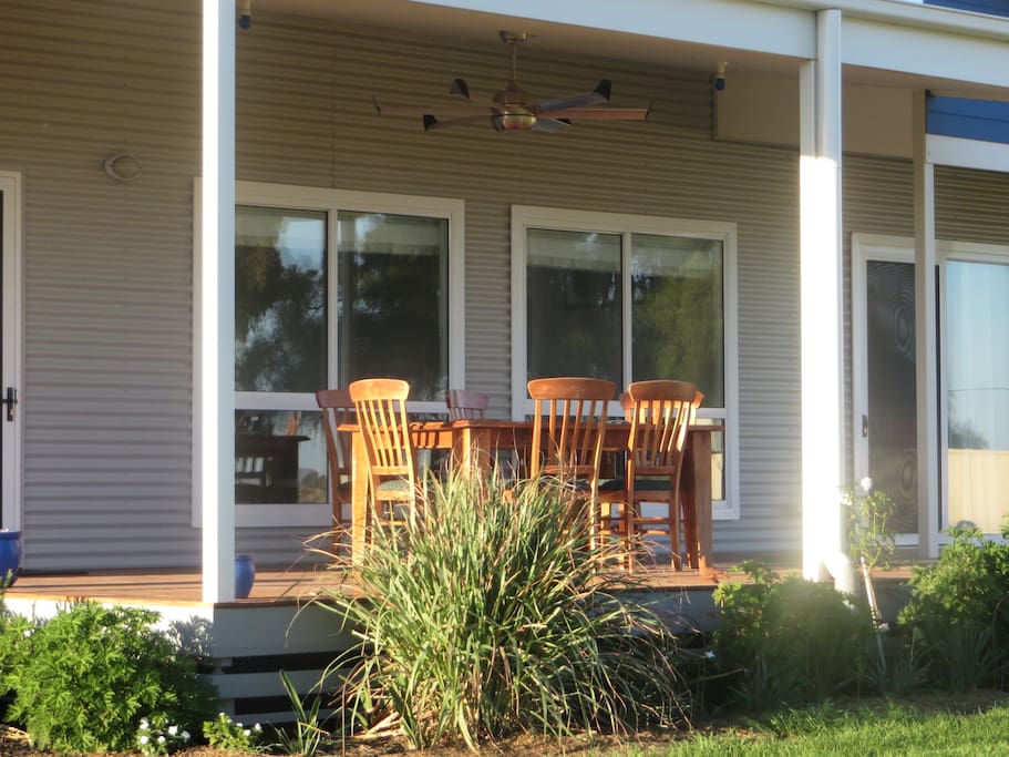 Enjoy a tea or coffee on the front verandah verandah