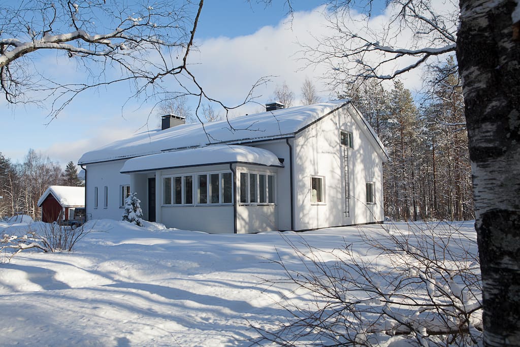 Villa Apukka in winter
