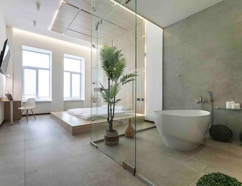 Central Stylish apartment 24/7 power (selfchekin)