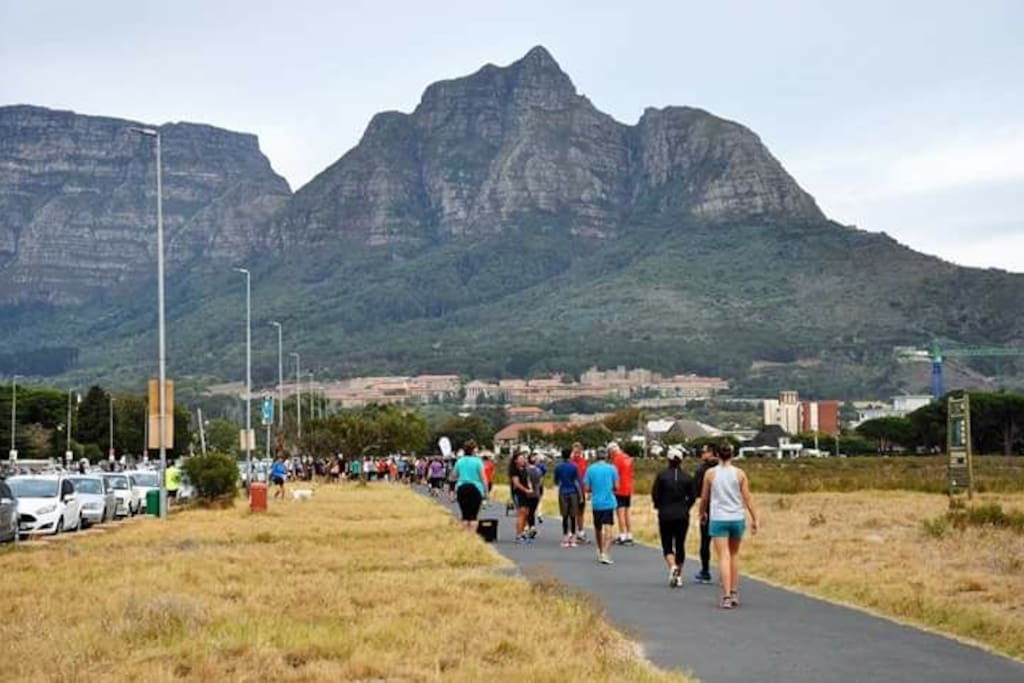 Take part in a Park run or a walk around the Rondebosch Common, a national monument