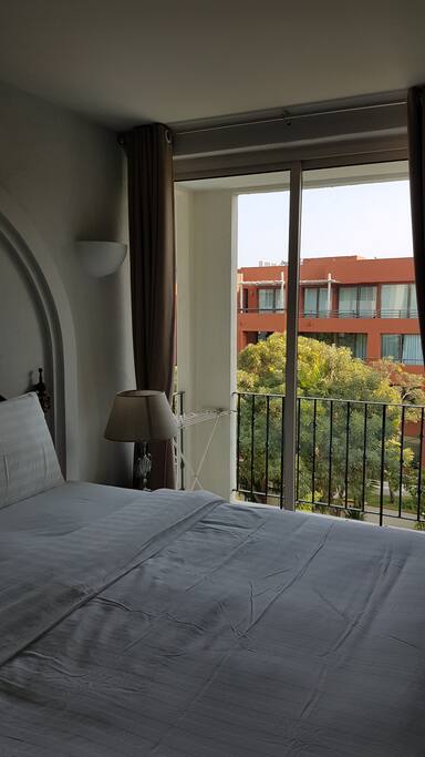master bedroom with private bathroom