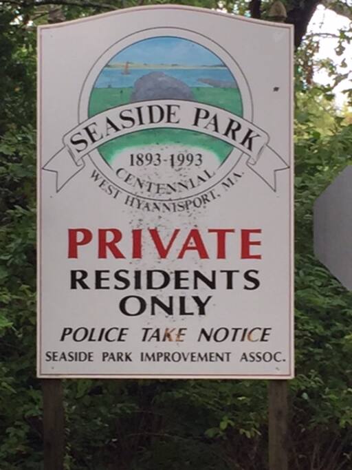 Walk to private association beach