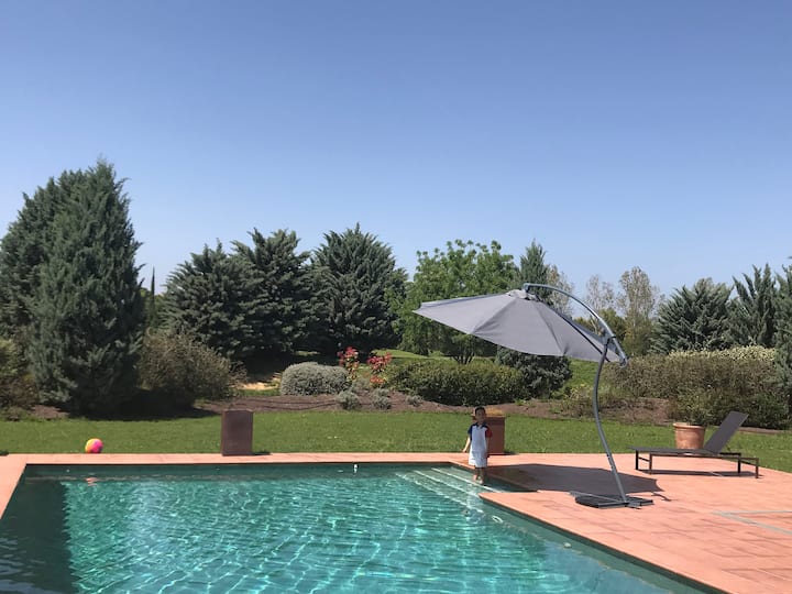 Villa 6 people Private pool and Golf view