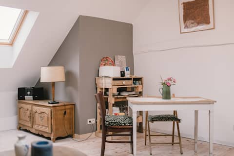 Charmant studio avec Jardin à la campagne