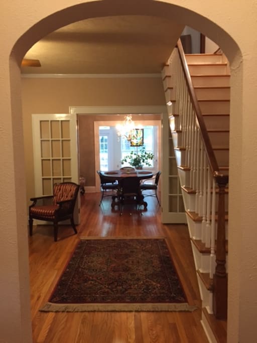 Entry and stairs
