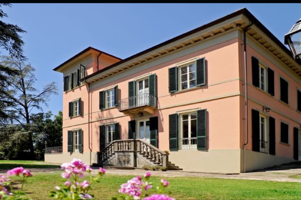 Front side of the Villa